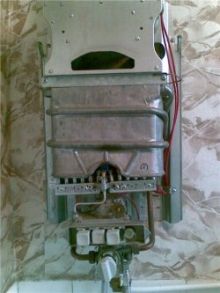 Устройство газовой колонки