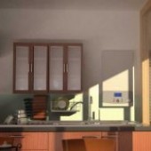 Дизайн кухни с газовой колонкой