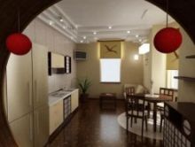 Интерьер кухни в китайском стиле