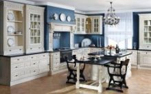 Цветовая гамма интерьера кухни в английском стиле