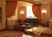 Матрас на низком подиуме