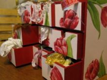 Красивое декорирование тумбы