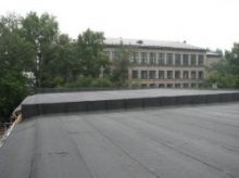 Крыша из мягкой рулонной кровли