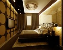Люстра, гармонирующая с дизайном интерьера спальни 