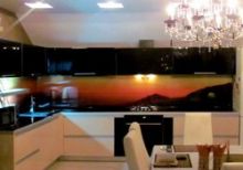 Красивые скинали в элитном интерьере