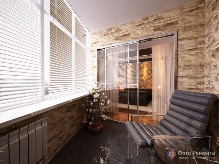 В умелых руках дизайнера балкон преобразится до неузнаваемости