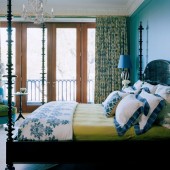 Бирюзовая спальня: идеи для интерьера