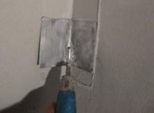 Шпаклевание внутренних углов гипсокартона