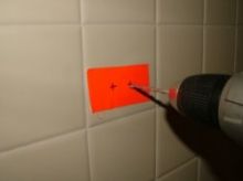 Метки для сверления отверстий в кафеле