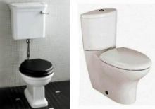 Выбор унитаза по типу крепления сливного бачка